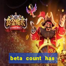 beta count has changed pt br